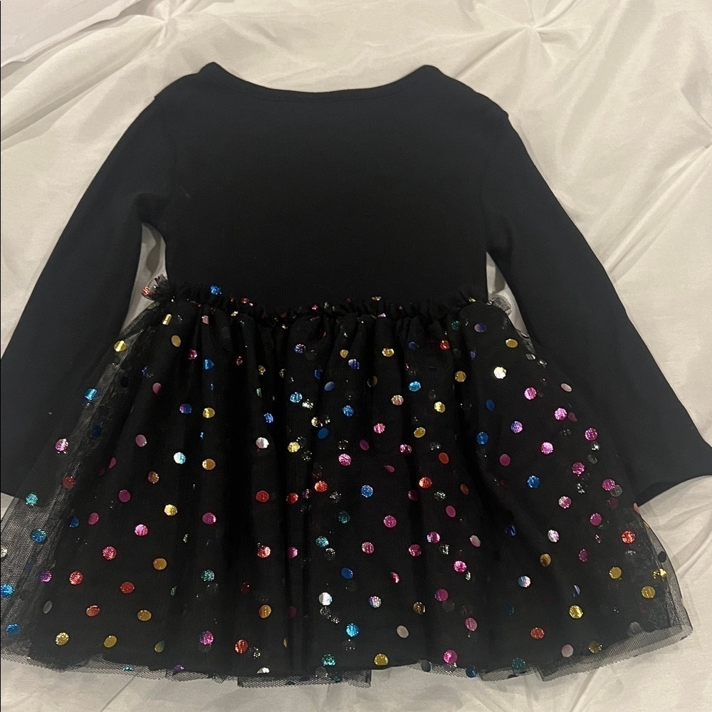 EPIC THREADS Black and Multicolor Kids Dress SIZE 2T - Picture 6 of 7